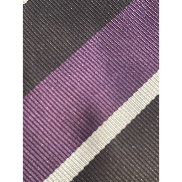 Aldo Purple Black Gray 100% Polyester Men’s Neck Tie Made In China - Picture 9 of 9